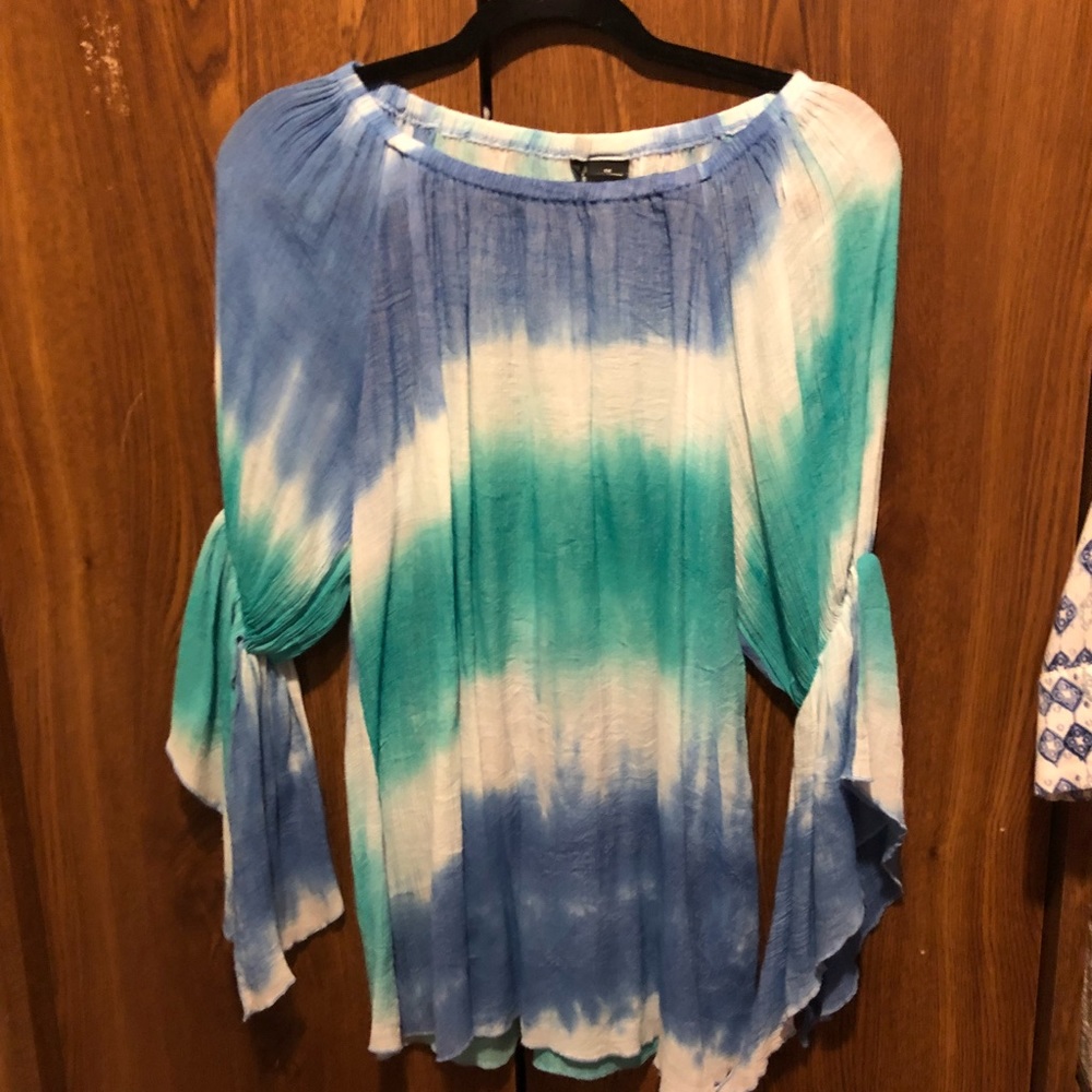 New directions tie dyed blouse
